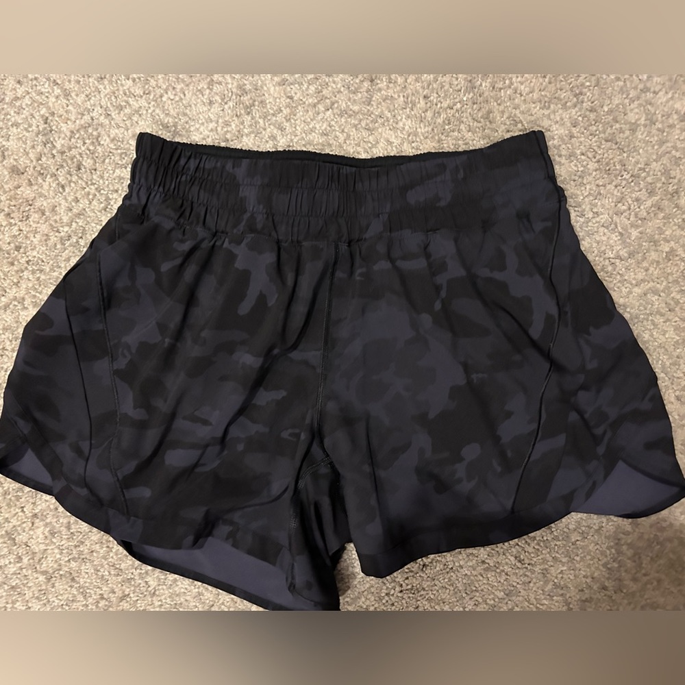 Track That 5” by Lululemon Camo Shorts